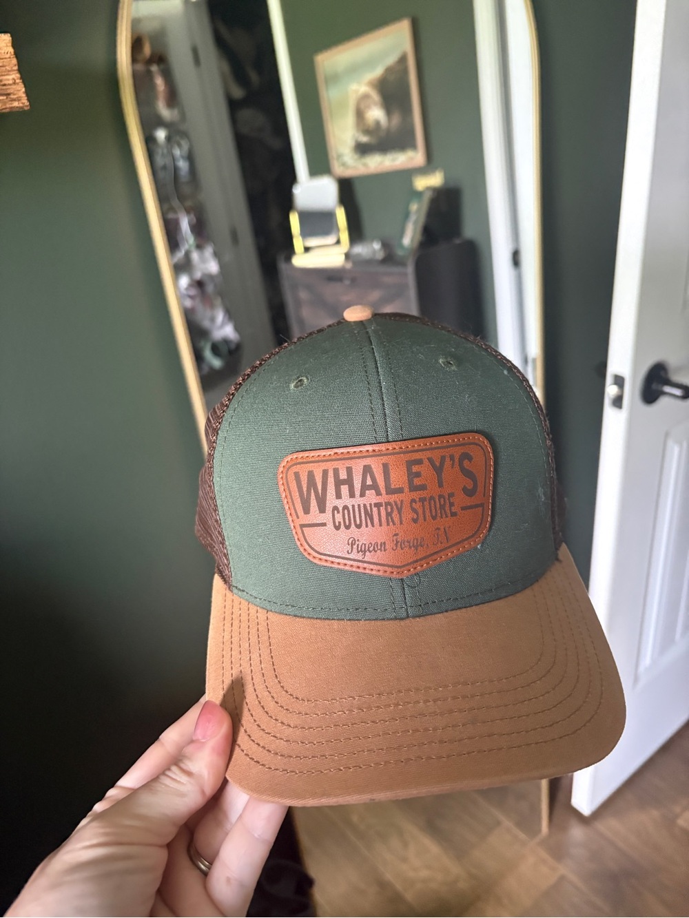 Whaley's Country Store Trucker Hat - Green & Brown